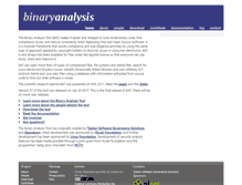 Tablet Screenshot of binaryanalysis.org